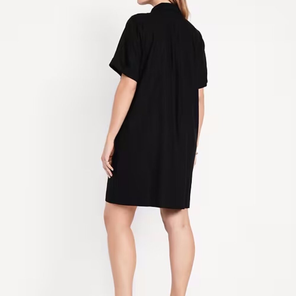 Old Navy Black Linen Dress - Picture 4 of 4